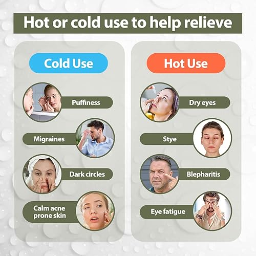 Miniatura 2 de NEWGO Cooling Eye Mask Cold Eye Mask for Dry Eyes, Gel Eye Mask Ice Eye Mask Frozen Reusable Eye Ice Pack Cold Eye Compress for Dark Circles,