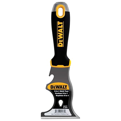 DEWALT 9-in-1 Painter's Tool | Straight Scraper, Curved Scraper, Gouger,
