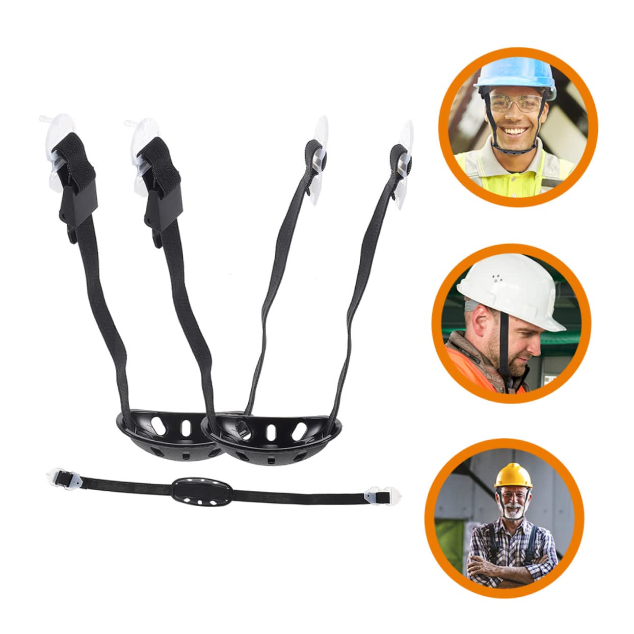 Hemobllo 5 Series Correa De Barbilla Ajustable Straps Protección Accesorios De Construcción Material Duradero Y Flexible Instalación 3 Piezas X 5