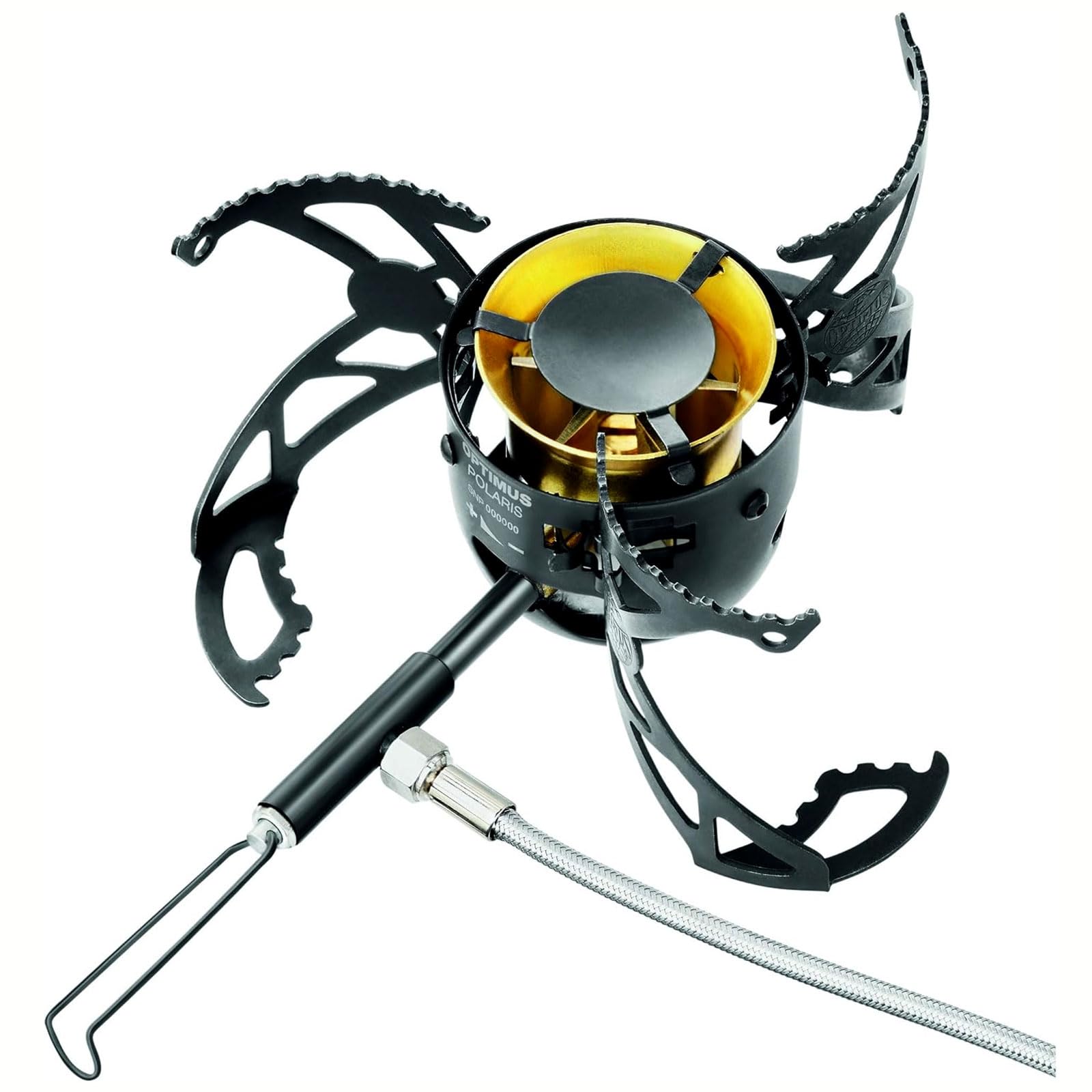 Optimus Tactical Polaris Kocher, Schwarz, 140 x 80 x Ø 65 mm