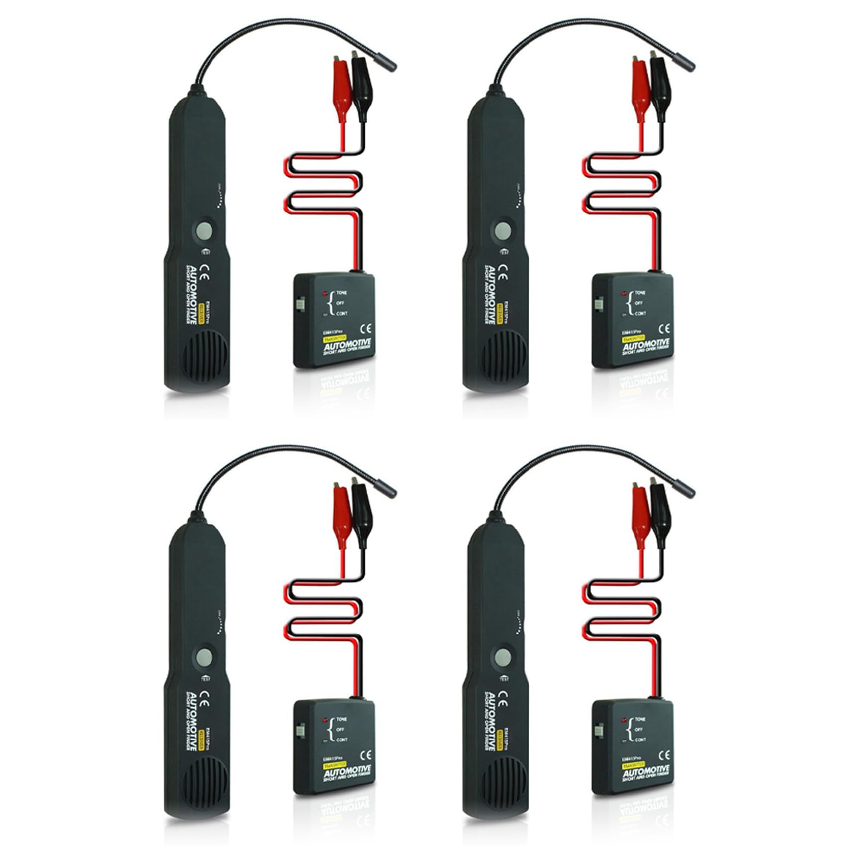 Jnchdghwa As Shown 4X Automotive Wire Short Open Finder Circuit Detector Power Cable Tester Em415pro Scanner Diagnostic Tool