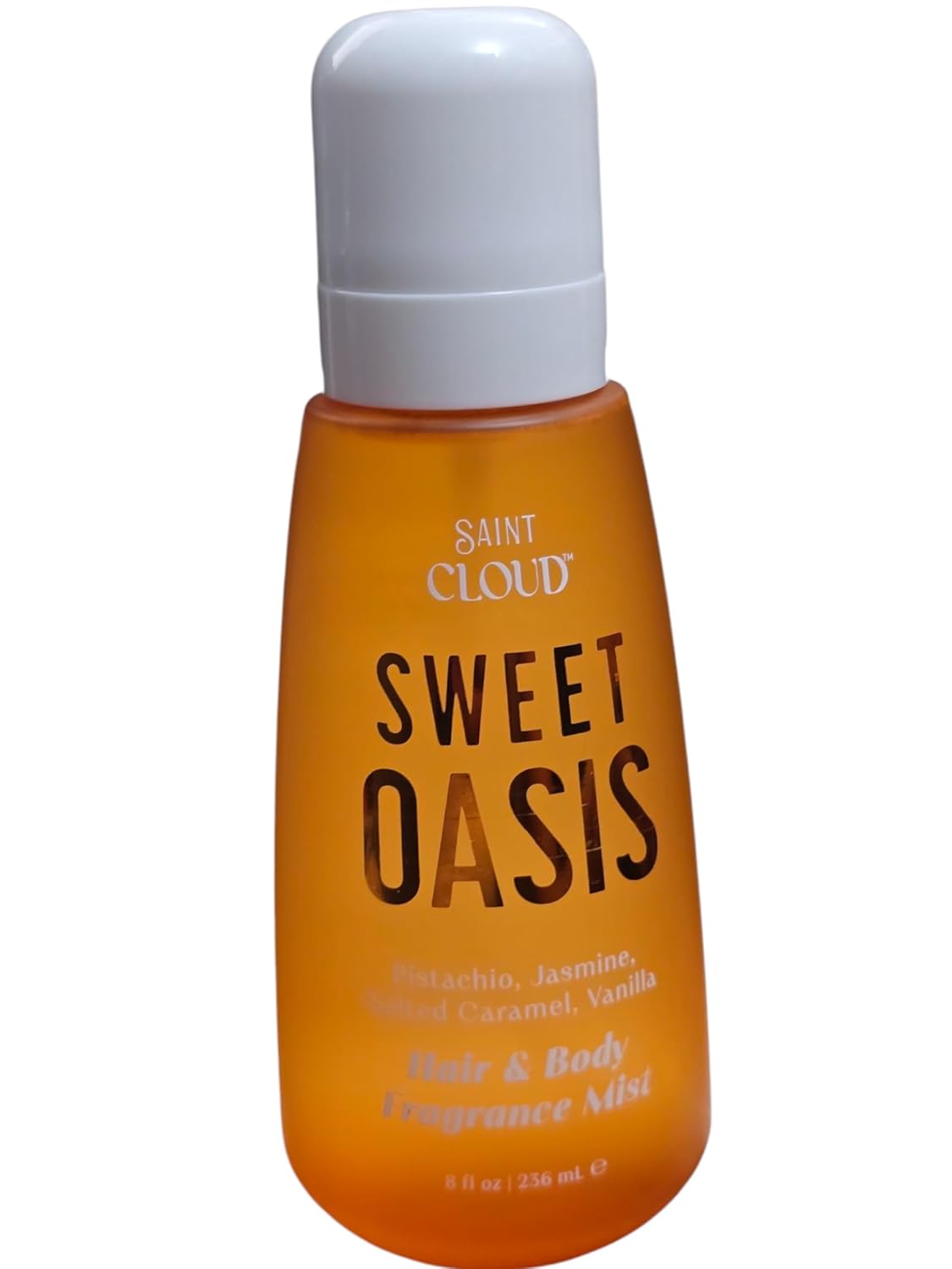 SAINT CLOUD Sweet Oasis Hair & Body Fragrance Mist With Notes Pistachio. Jasmine, Salted Caramel, Vanilla 8 fl oz / 236 ml Unboxed
