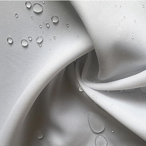 Miniatura 5 de Juego de 4 piezas de baño de Navidad con cortina de ducha, alfombras, cubierta de tapa de inodoro y tapete de baño, árbol de Navidad, Papá Noel,