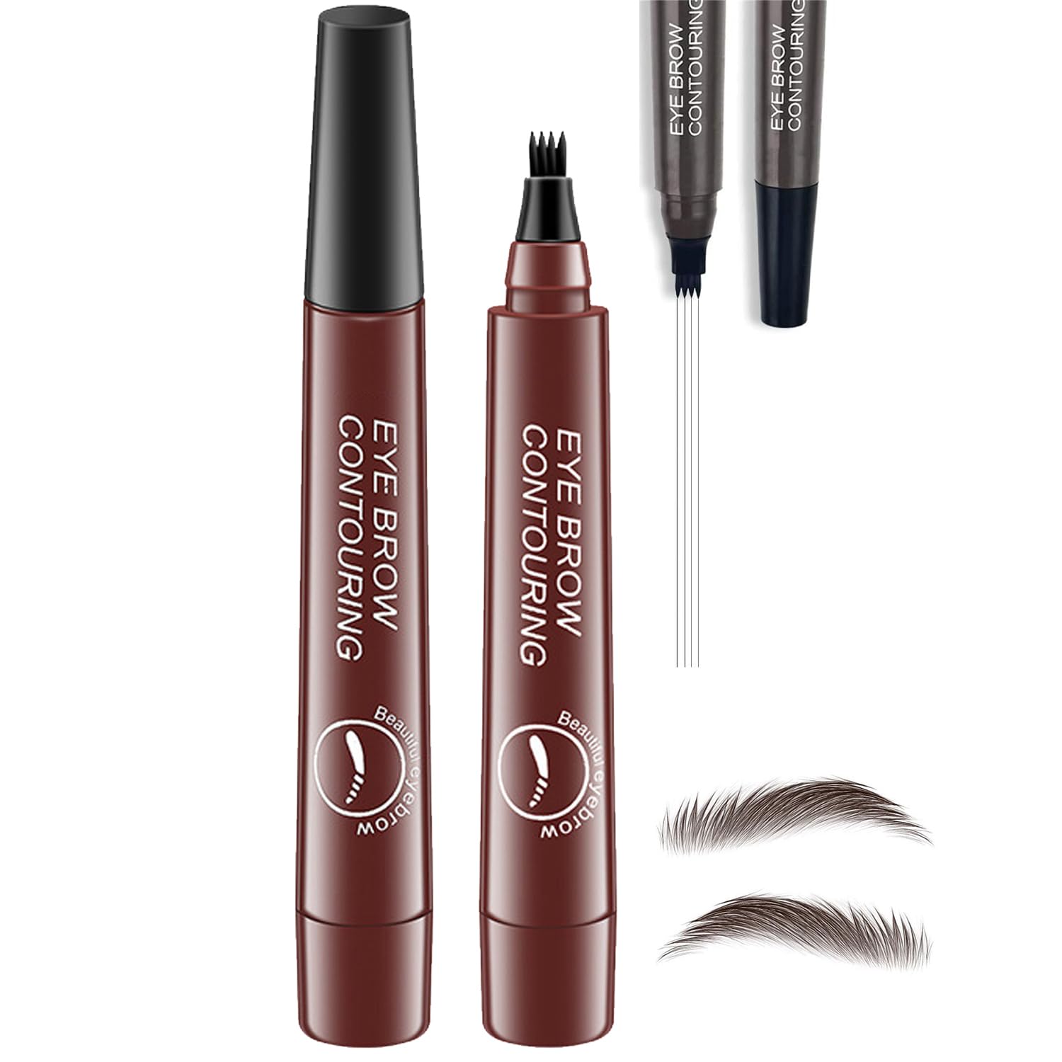 Liangnishi Four Forks Water Eyebrow Pencil, 1/2/5PCS Magic Liangnishi Four Forks Water Eyebrow Pencil, 1/2/5PCS Magic