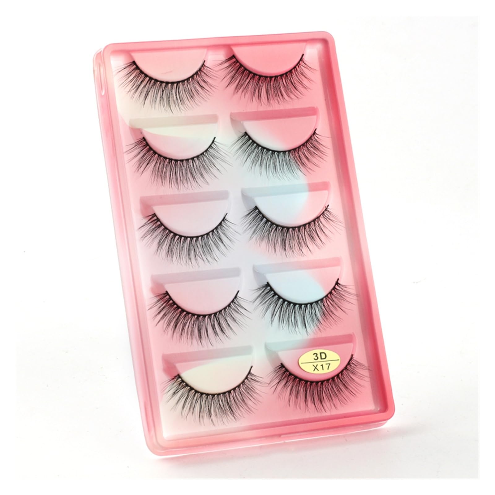 UAMOU 10 50 100 Boxes Mink Eyelashes Fluffy 3D Mink Lashes Makeup Natural Long Volume False Eyelashes Bulk