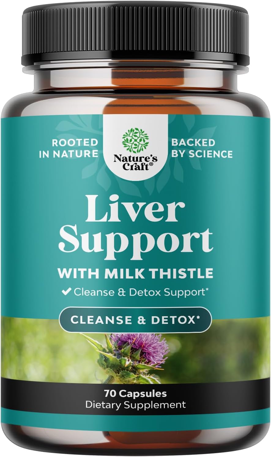 Liver Cleanse Detox & Repair – Milk Thistle Supplement for Digestion & Immune Health – Ginger Root, Choline & Dandelion Root – Herbal Liver Support with Silymarin, Beetroot & Artichoke – 70 Count Liver Cleanse Detox & Repair – Milk Thistle Supplement for Digestion & Immune Health – Ginger Root, Choline & Dandelion Root – Herbal Liver Support with Silymarin, Beetroot & Artichoke – 70 Count