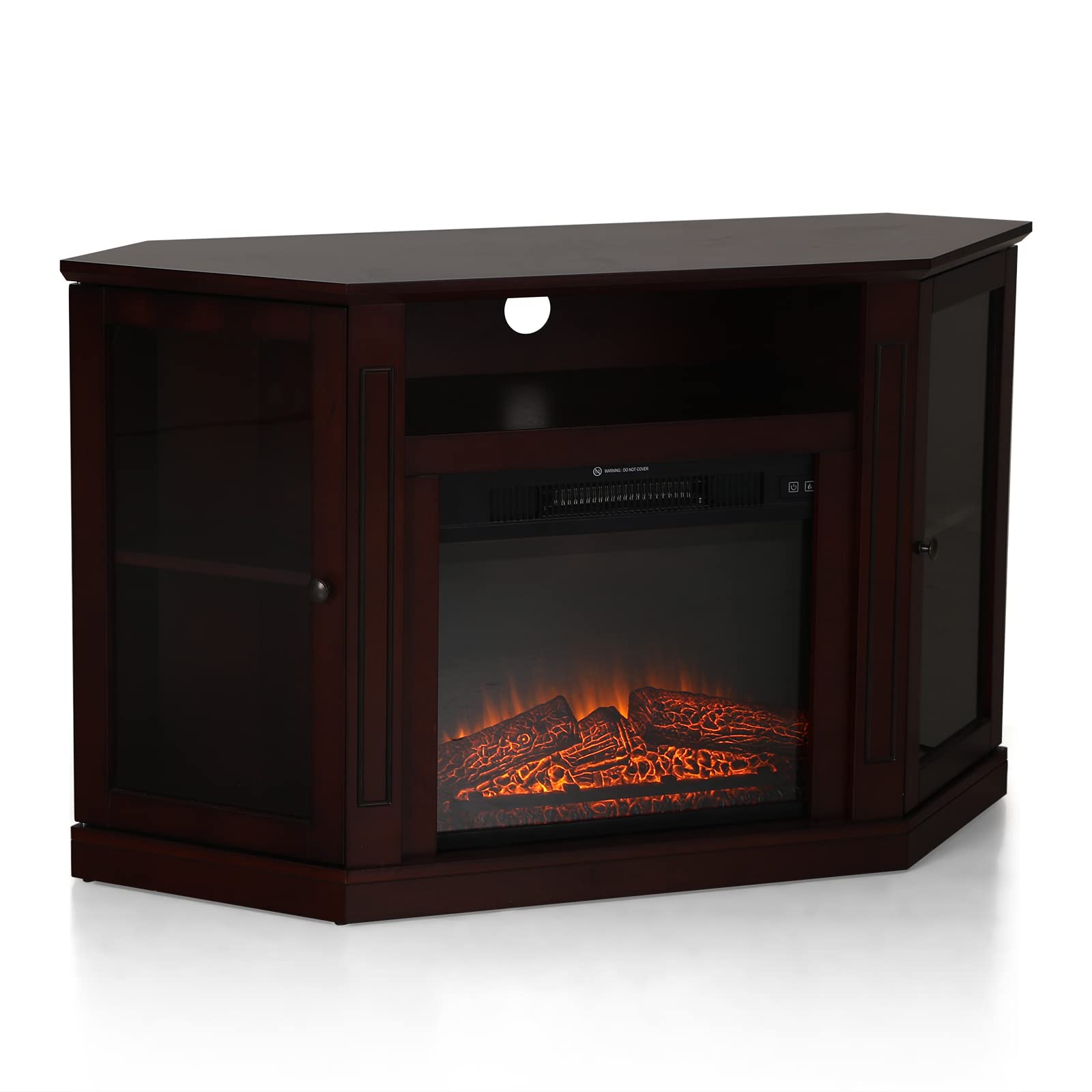 Buy MFSTUDIO Corner Electric Fireplace TV Stand for TV's Up to 55