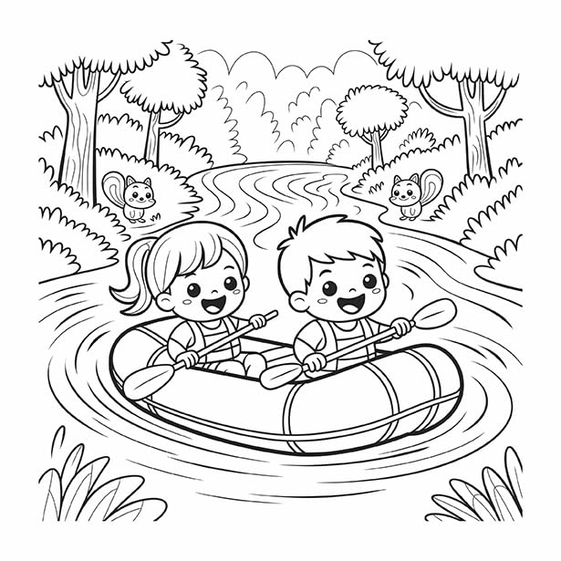 Cute Cozy Coloring: Forest image 3