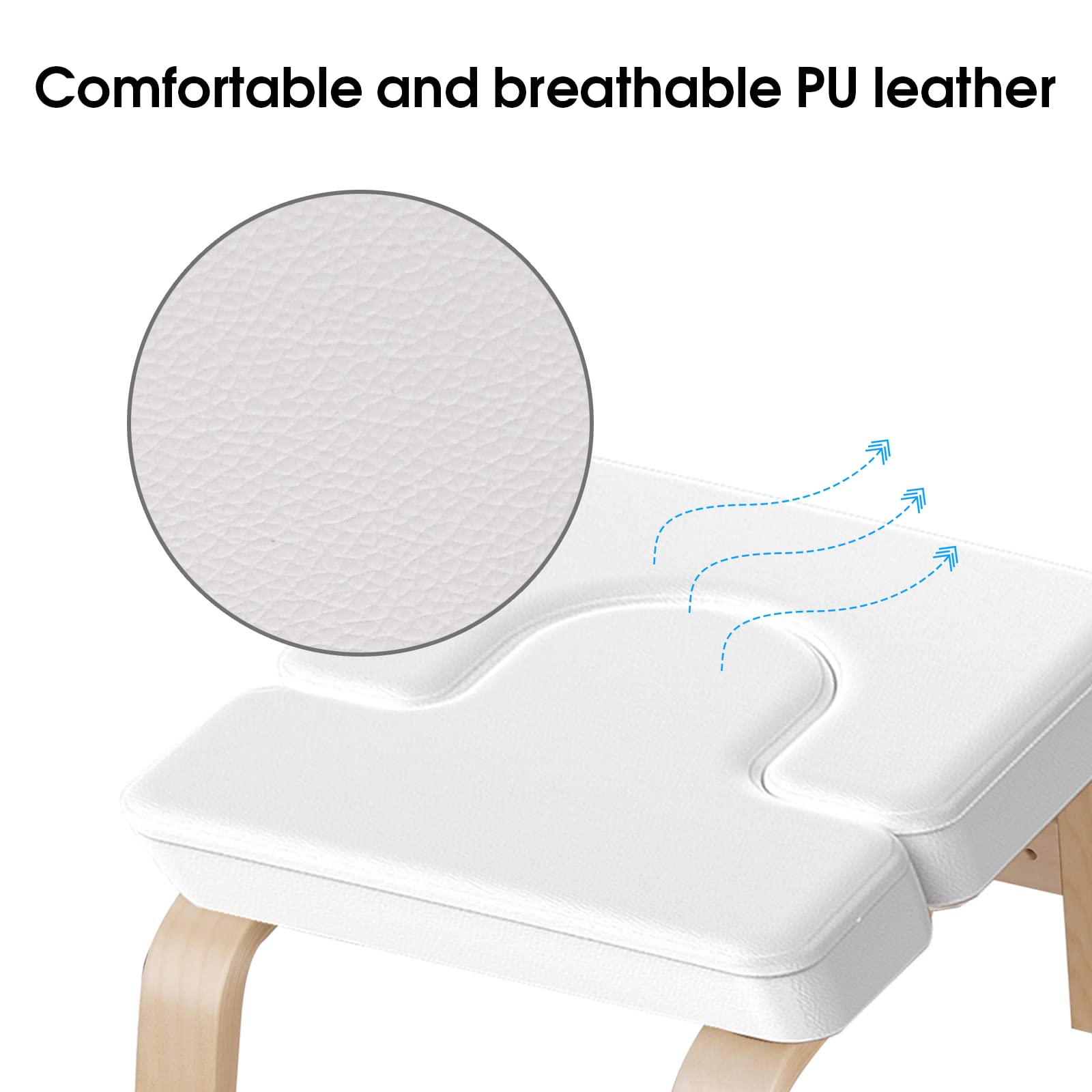 Tabouret de Yoga pour Poirier & Postures inversées, 200 kg capacité de Poids maximale