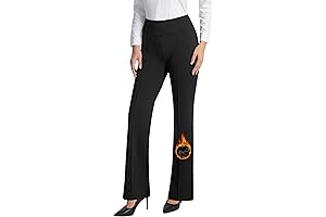Comfy and Stylish AFITNE Warm Fleece Yoga Pants for Winter
