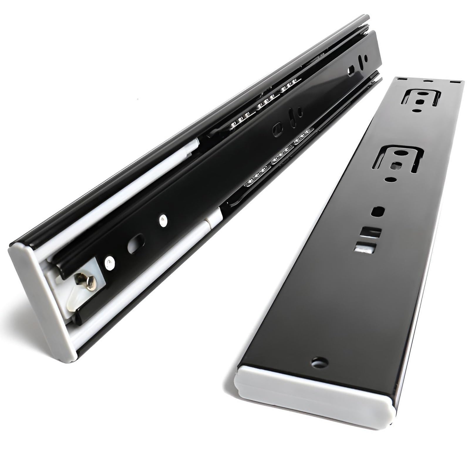 Guide for Cassetti a Estensione Completa, Portata 45kg, Cuscinetti a Sfere, Binari a Montaggio Laterale for Armadi da Cucina Comodini Ufficio(16inth(400mm))