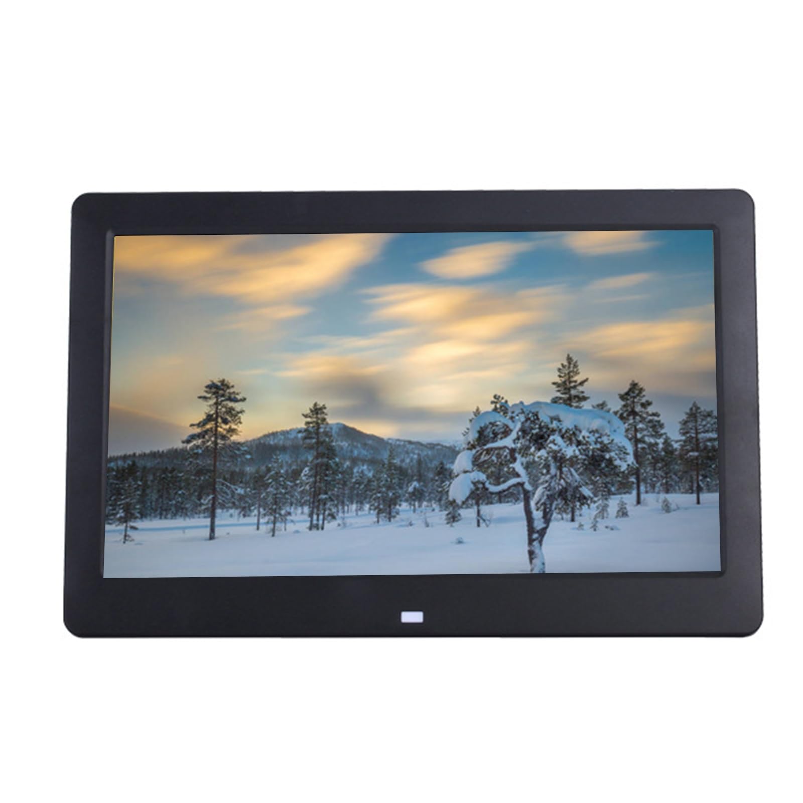 MYUYEE 10-Inch Ips Full-View Digital Photo Frame - Loops Video, Photos, And Music Playback, Suitable For Commercial Advertising (Black)
