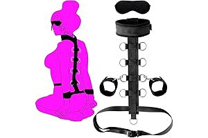 Neck to Wrist Bondage Restraints Set