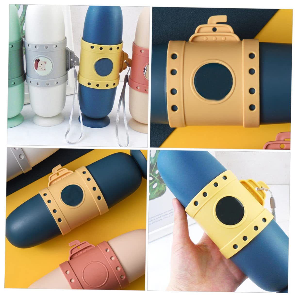 Didiseaon 3 Set Di Contenitori Per Spazzolino Da Denti Essenziali Da Viaggio Porta Spazzolino Portatile Per Tenere Il Bagno in Ordine E Organizzato 2 Pezzi*3