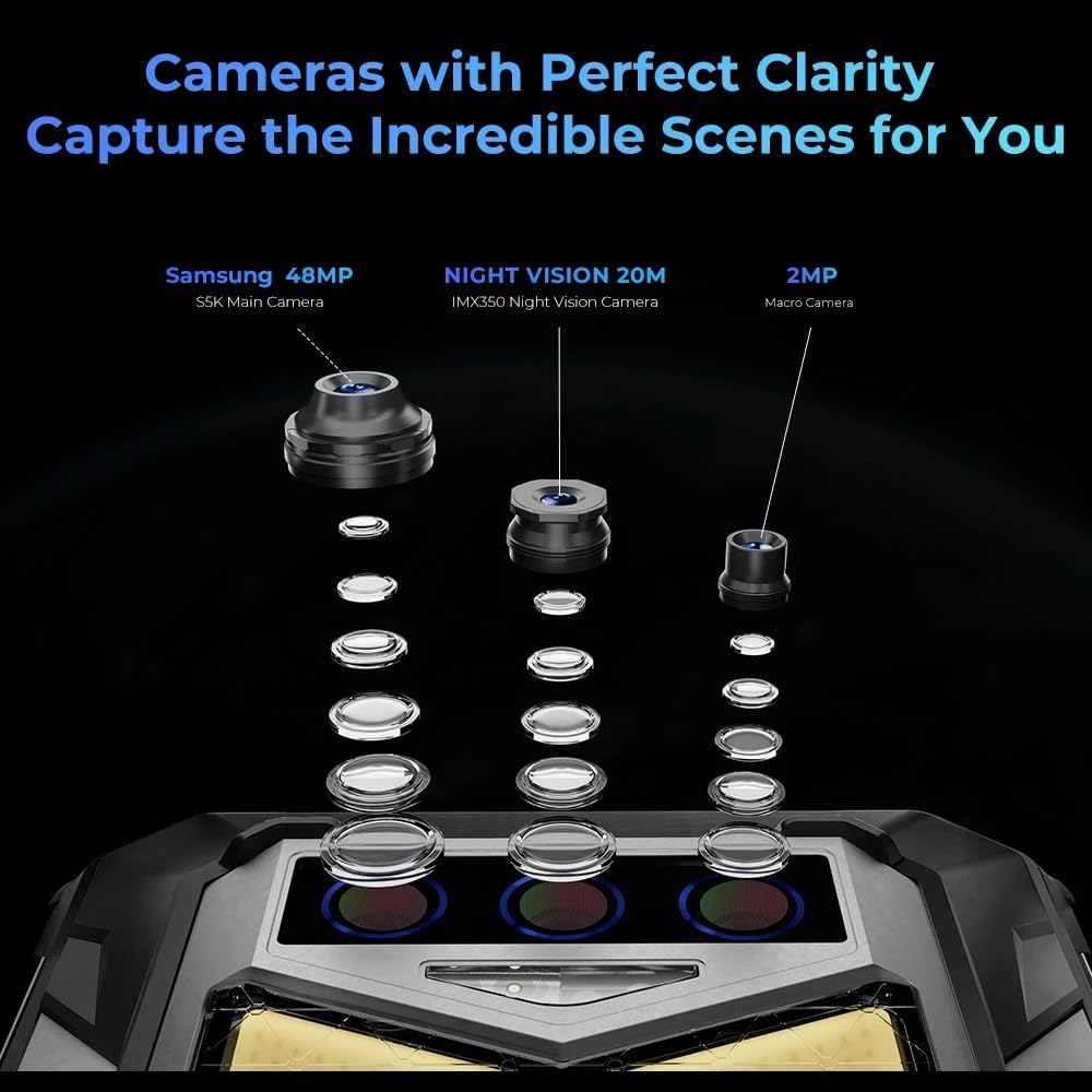 Amazon | OUKITEL WP26頑丈スマートフォン、10,000mAh大容量バッテリー