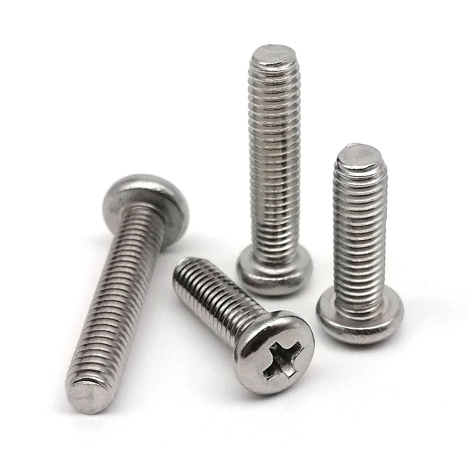 Vis Phillips M1.4x4 en acier inoxydable 304 lot de 200 pièces tête ronde cruciforme