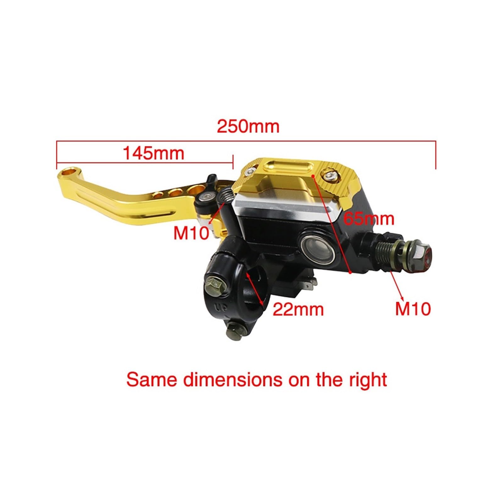 Do sprzęgła hamulcowego Moto 50-300CC ZSDTRP cylinder hamulca tylnego