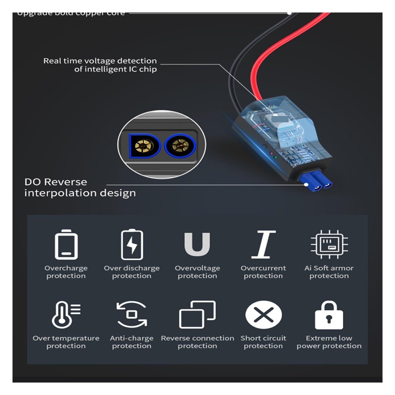 Avviatore di Emergenza for Auto 8000A Caricabatteria Emergenza Power Bank Booster for Veicoli A Benzina E Diesel 12V(Color:Standard)