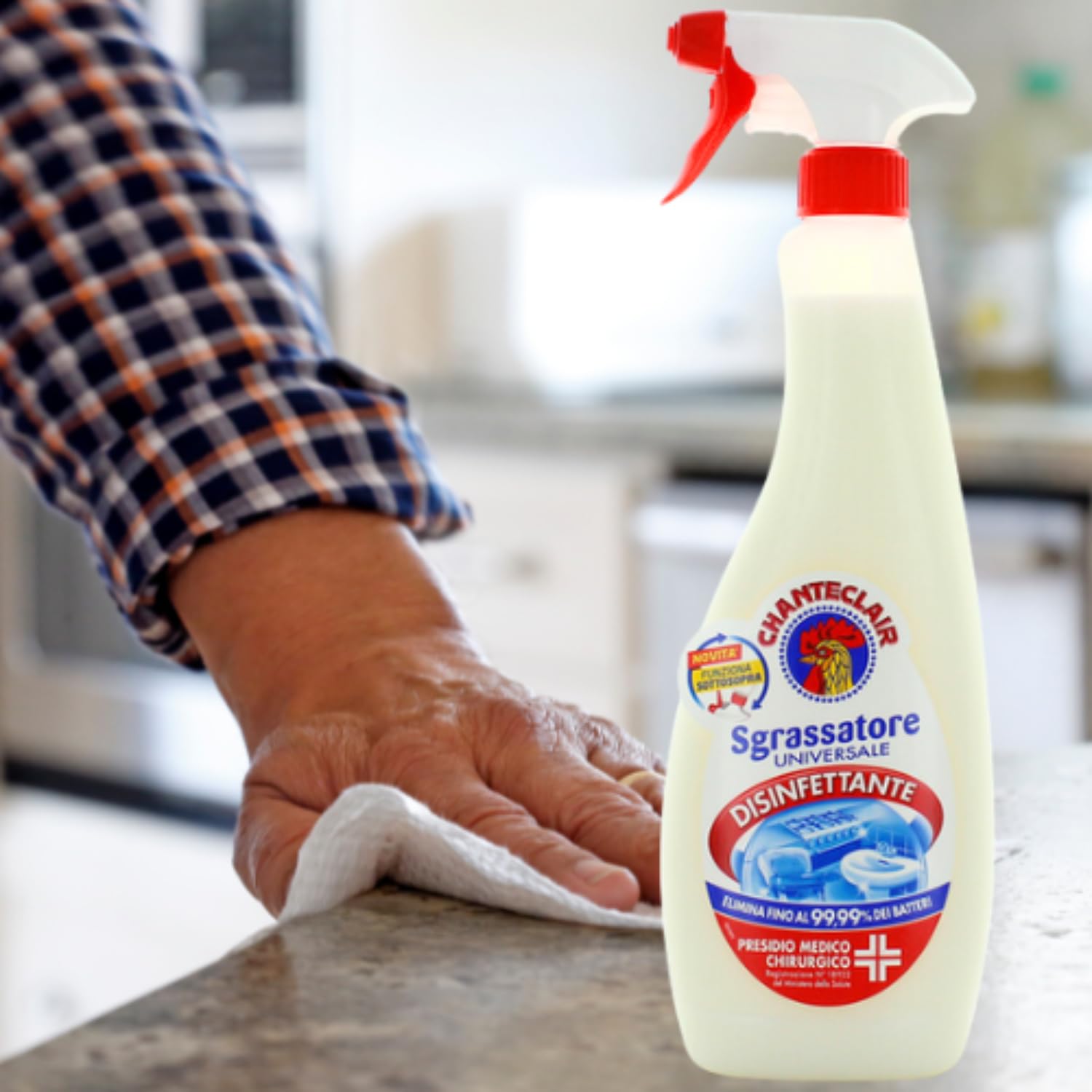 Sgrassatore Disinfettante Universale Igienizzante Multiuso – Variazioni 4/8/12 Pezzi (12)