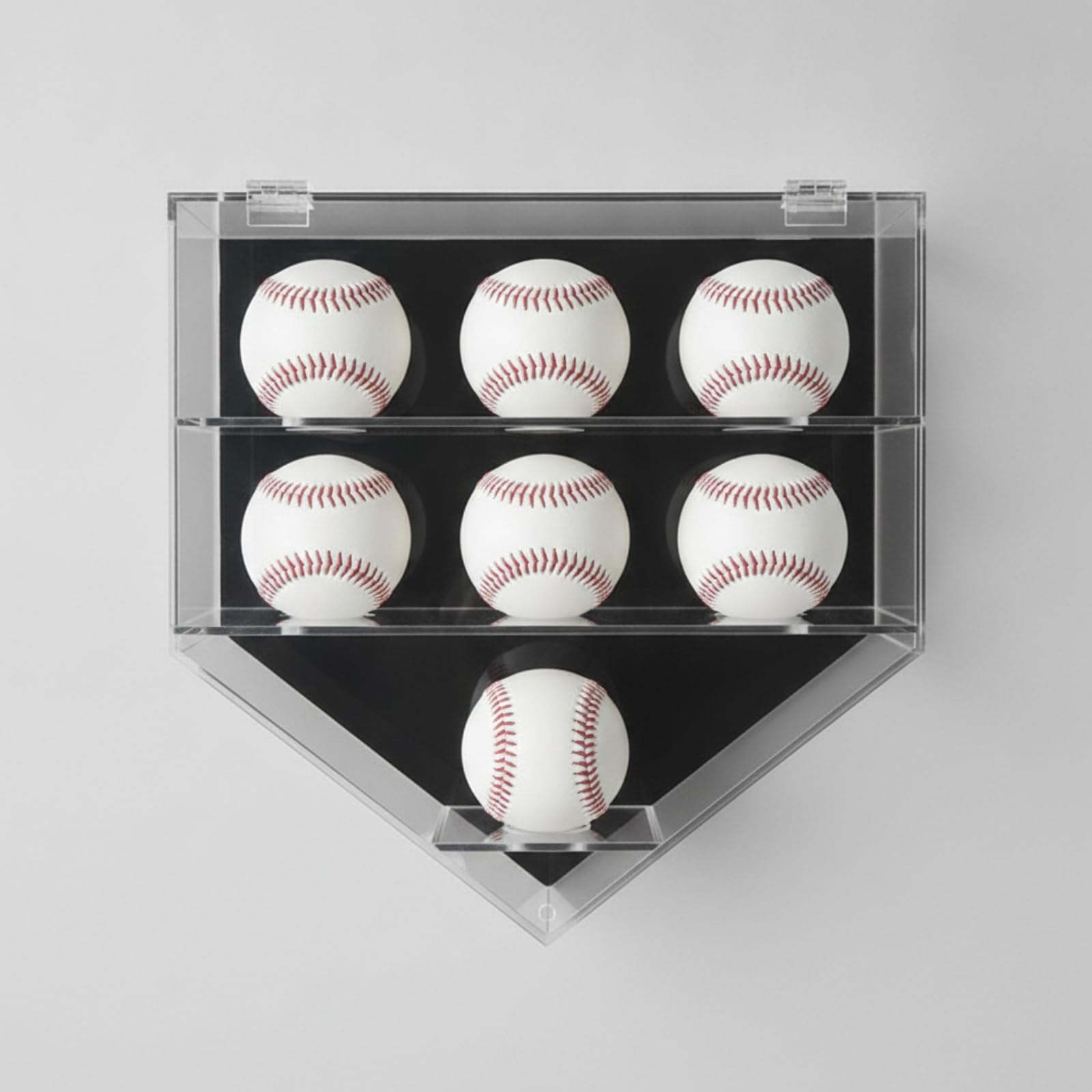 Palline da Baseball Sigillata Vetrina Antirollio Espositiva per Arredamento Casa, Palla 7