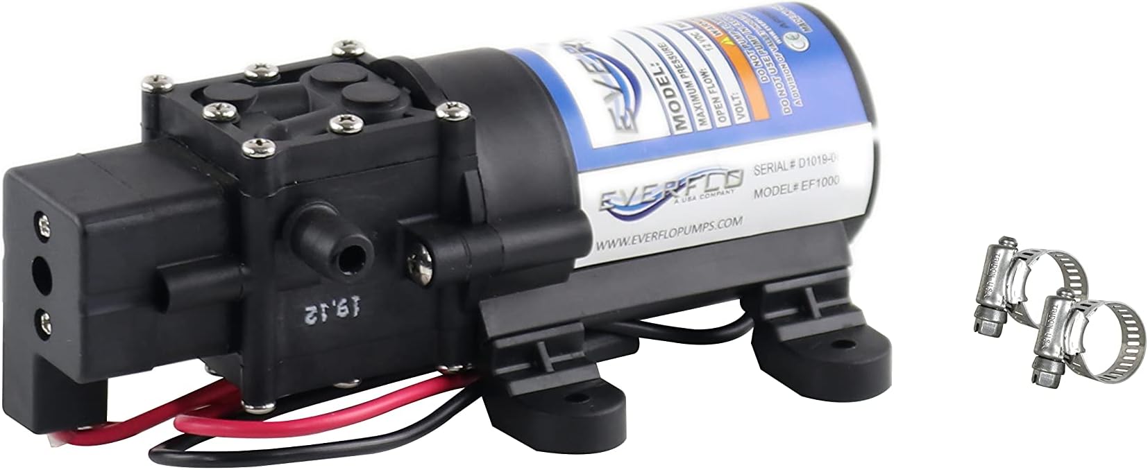 Everflo EF2200QA Diaphragm Pump Head Replacement Kit