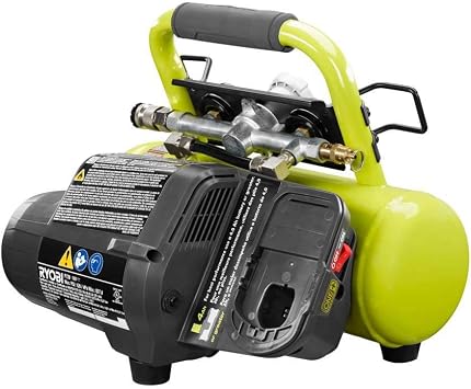 ONEAND 1 GAL. 120 PSI Portable 18V Horizontal AIR Compressor 0.5 CFM at 90 PSI