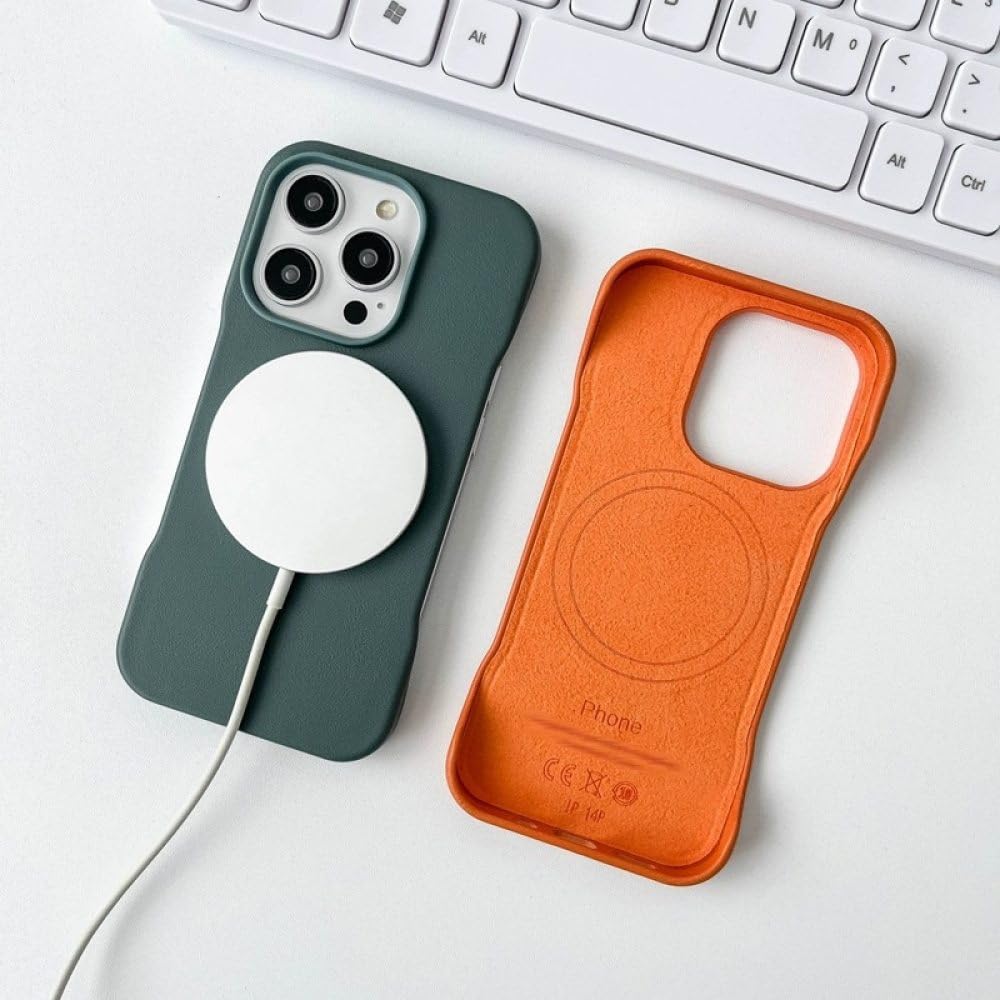 Amazon.co.jp: フレームレスレザーケース iPhone 14 Pro Max 14