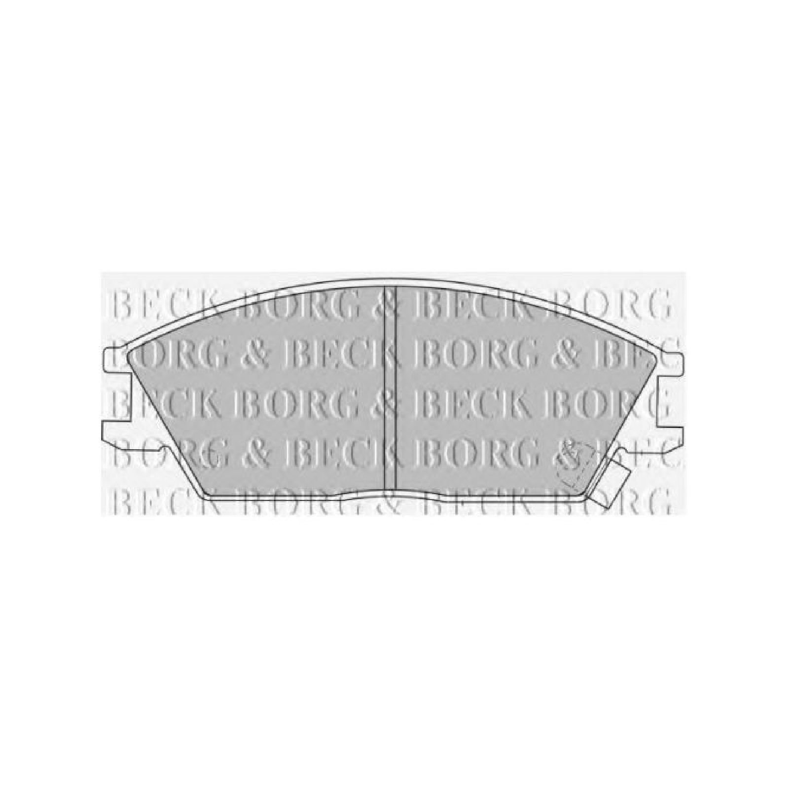Borg & Beck BBP1785 Brake Pad Set For Disc Brake Front For Braking Fits Hyundai