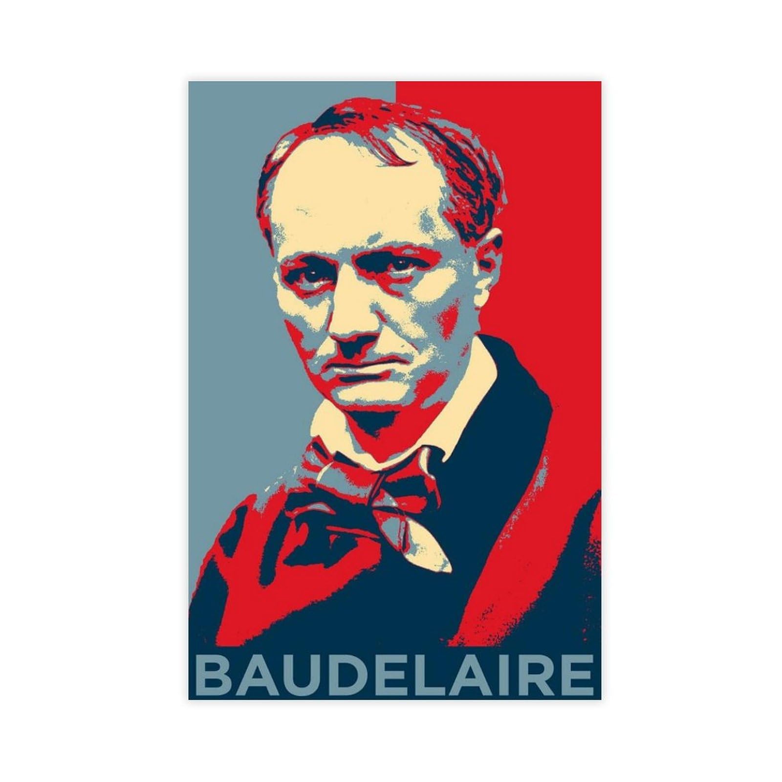 ITADGF Charles Baudelaire Hope Parody French Poet Poetry Canvas Poster Bedroom Decor Landscape Decor Gift 08x12inch(20x30cm)