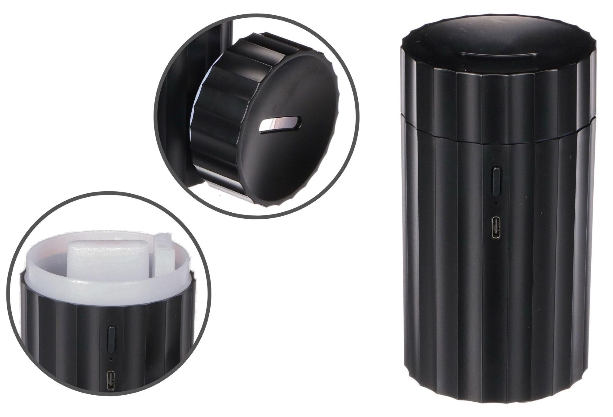 Diffusore aroma Car Flame per auto nero 100ml USB-C