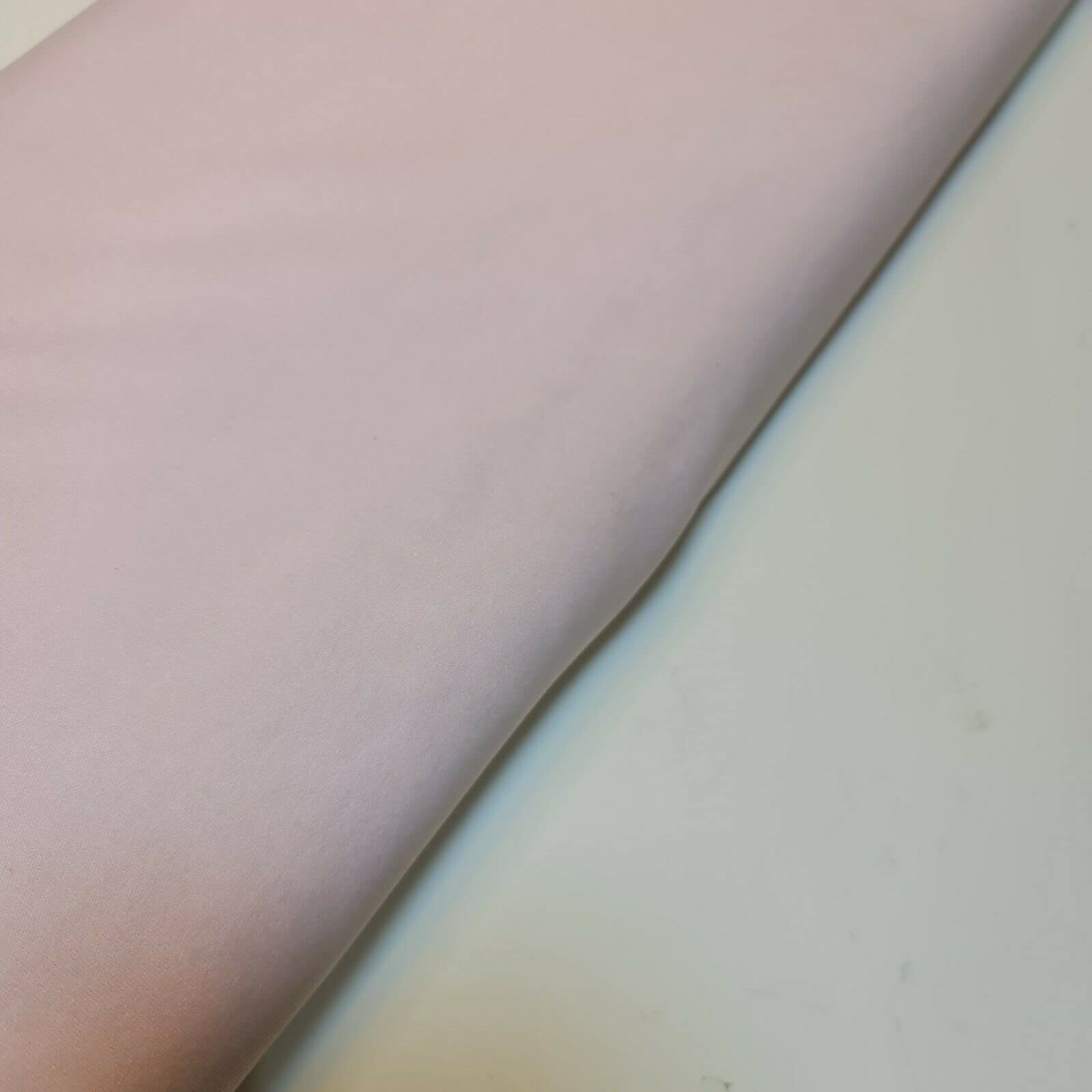 Plain & Printed Scuba Crepe Jersey Stretch Spandex Fabric โ Dressmaking Material for Casual & Formal Wear | 58" (150cm) Wide | Sold Per Meter (Pre-Cut Lengths) (Pale Pink) โ image 1
