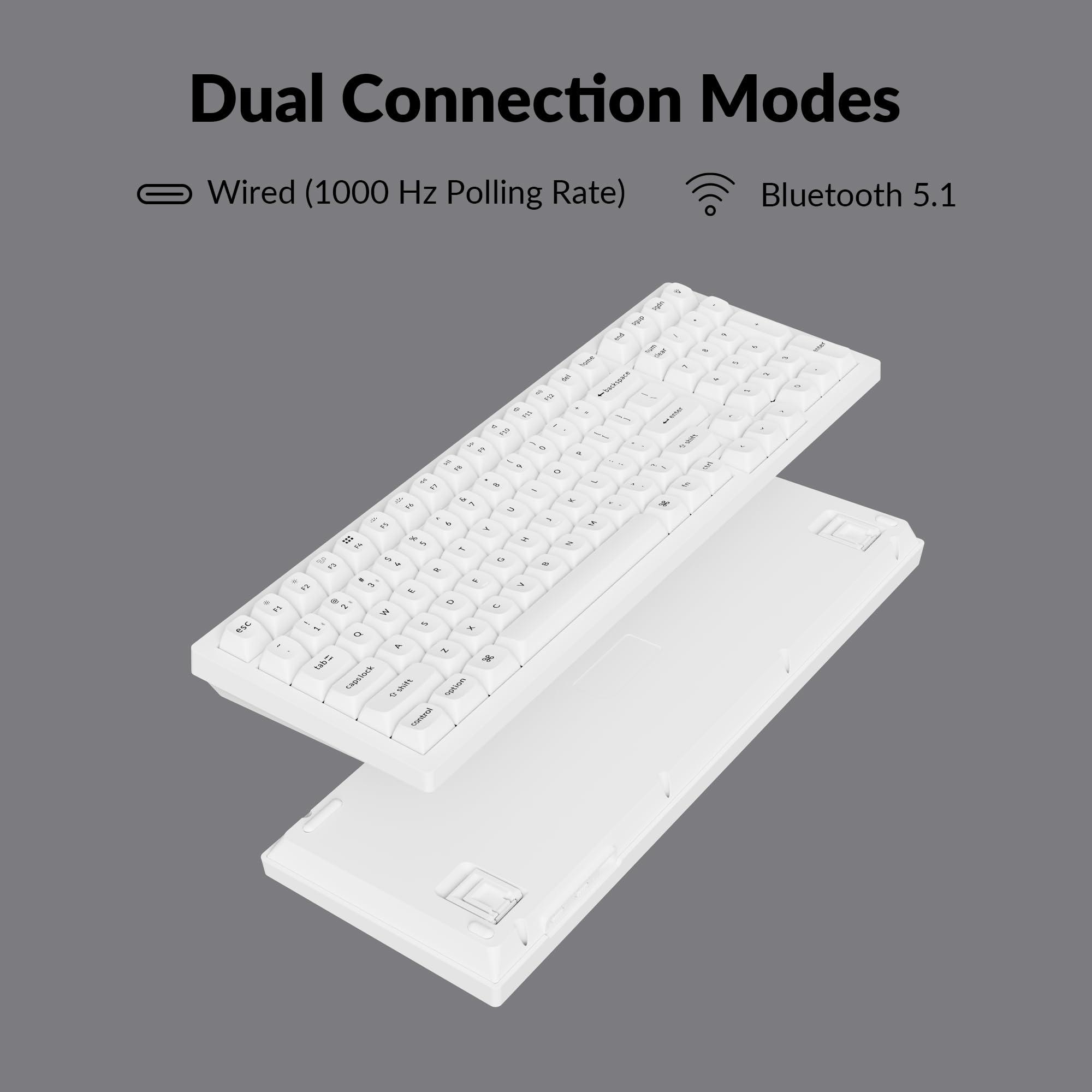 Amazon.com: Keychron K4 Pro QMK/VIA Bluetooth Wireless Mechanical