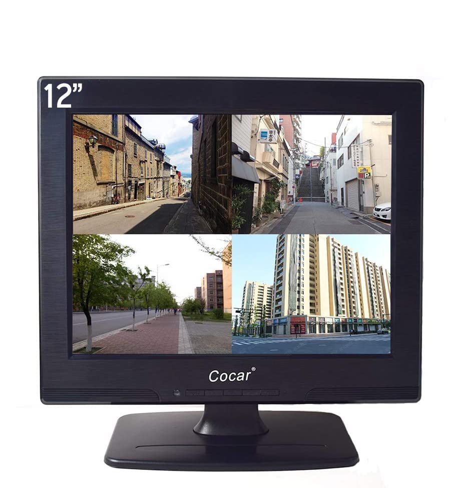 Amazon | Cocar 12インチ CCTV モニター 4：3 HDディスプレイ800x600