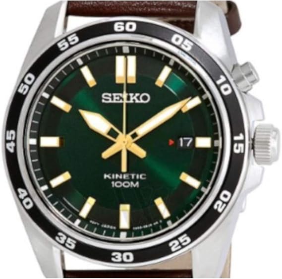 Seiko Orologio Analogico Automatico Uomo con Cinturino in Pelle SKA791P1 :  Amazon.it: Moda