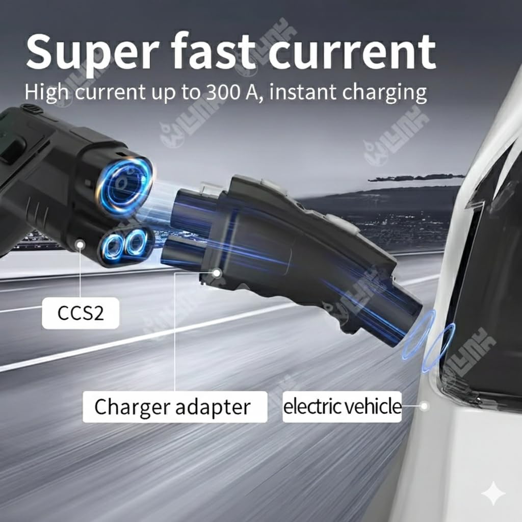 CCS2 to GBT Charging Adapter | Up to 300 kW DC | for BYD