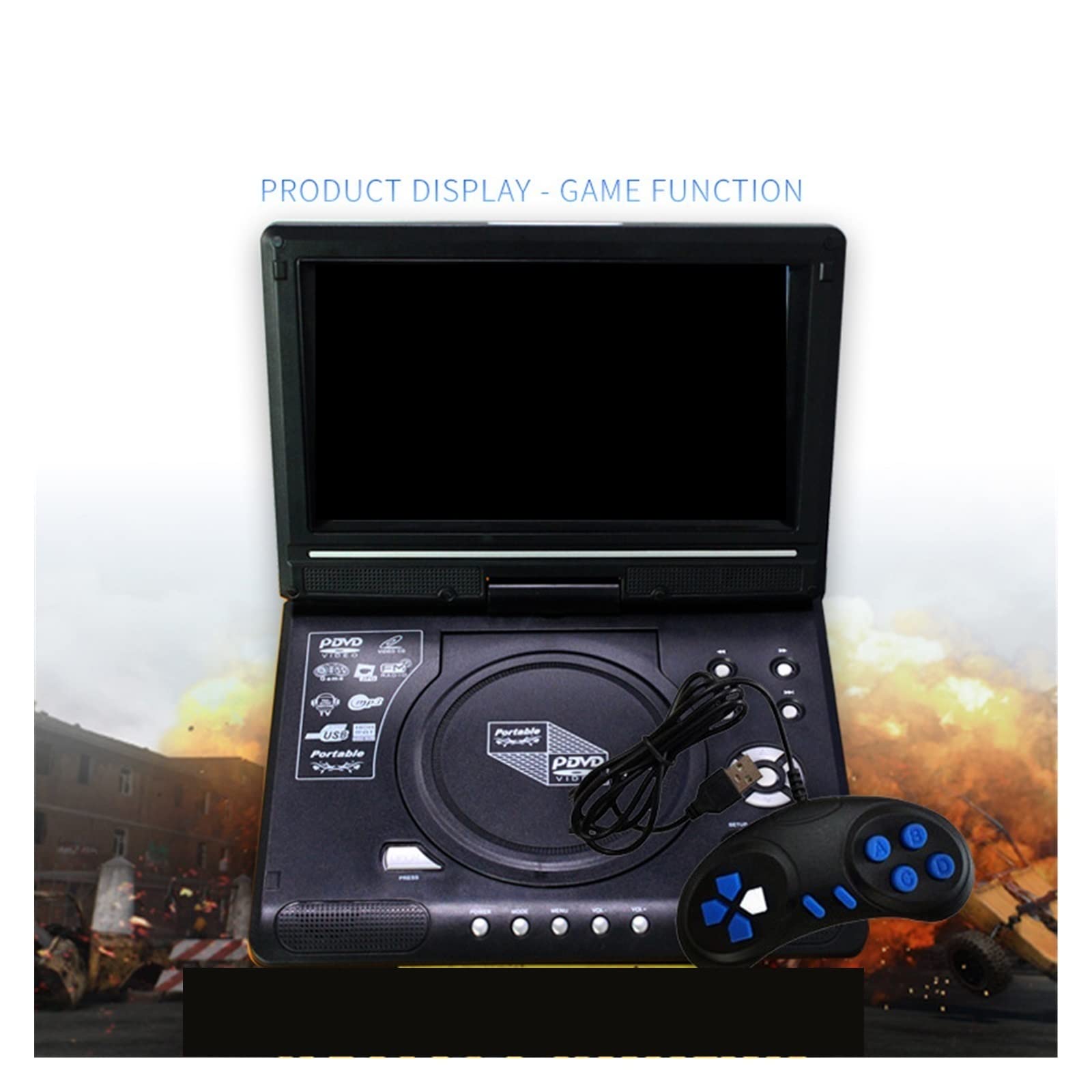 ポータブルDVD 楽天市場】【50%OFF☆先着クーポン1/18限定】 ポータブルdvdプレーヤー