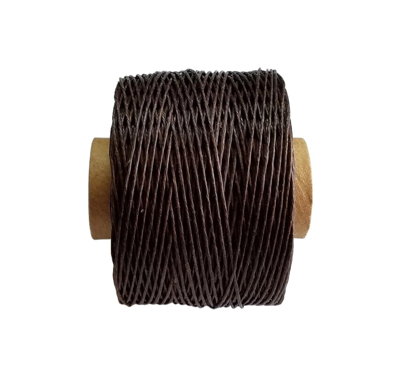 100% Leinen, gewachstes Fadenseil, 100 m/Rolle, hochfeste Schnurschnur for Zubehör-DIY (Color : Coffee)