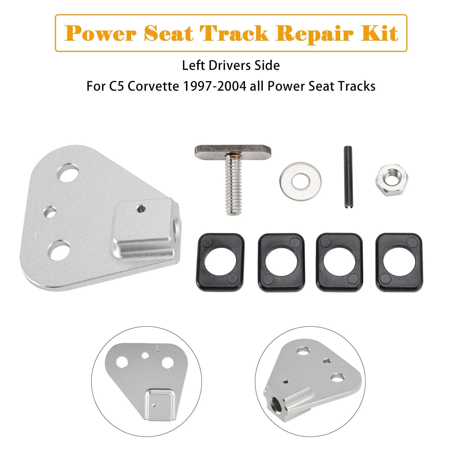 Power Seat Track Repair Kit Left Drivers Side für Chevy Corvette C5 1997-2004