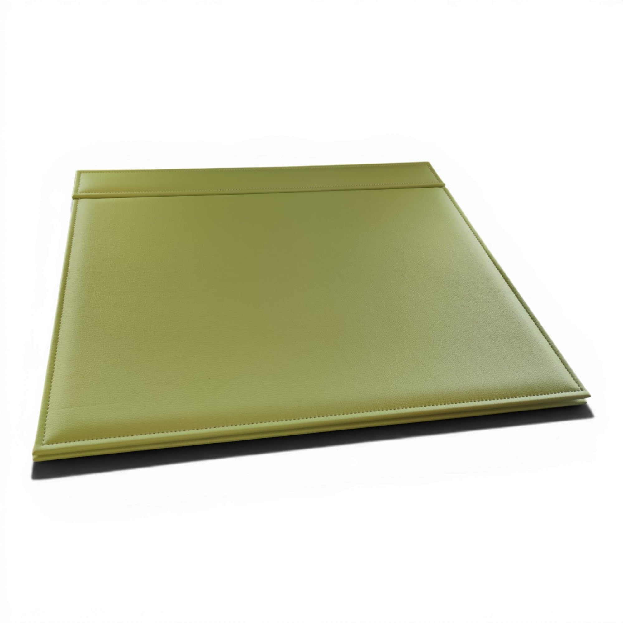 OGGETTANDO set scrivania ufficio in ecopelle con accessori composto da scrittoio apribile, portalettere, portapenne, portabigliettini (Sa. Verde)
