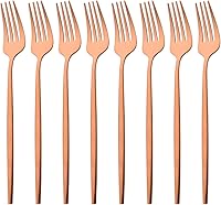 Vista 9 de Cuchara de café de acero inoxidable mate de 8 piezas de 5.11 pulgadas, cuchara pequeña de helado