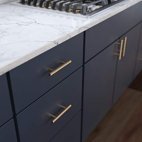 Miniatura 3 de Franklin Brass Tirador de gabinete de barra, bronce champán, mango de cajón de 3 pulgadas (2.992 in), paquete de 10, BAR076Z-CZ-B y grifo Delta -