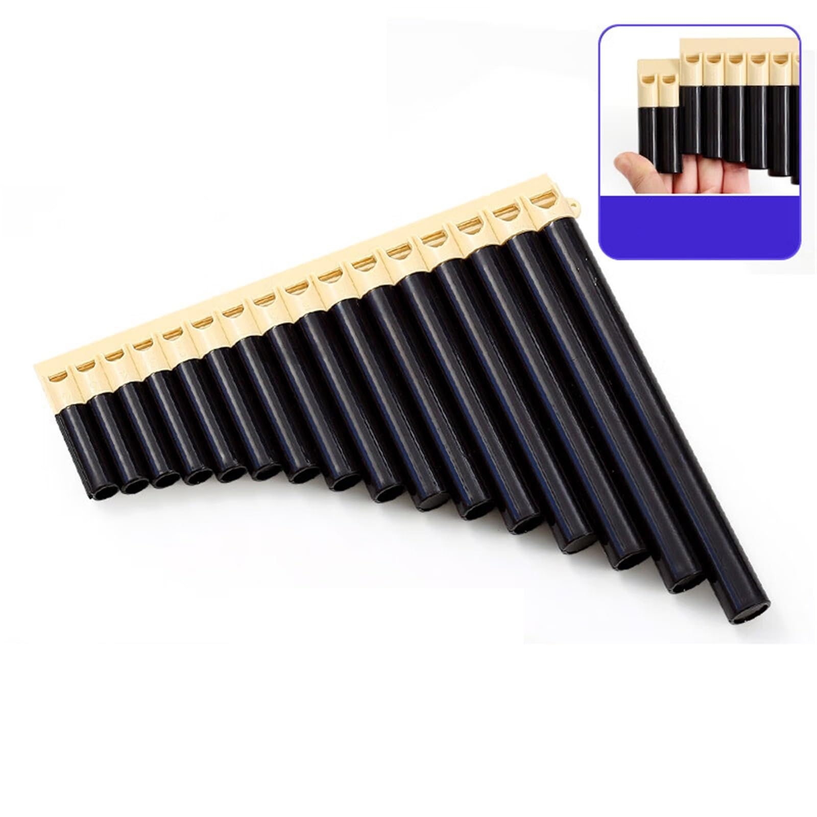 Flauti Pan Professionali Strumento Professionale A 16 Canne Per Flauto Di Pan Con Chiave C