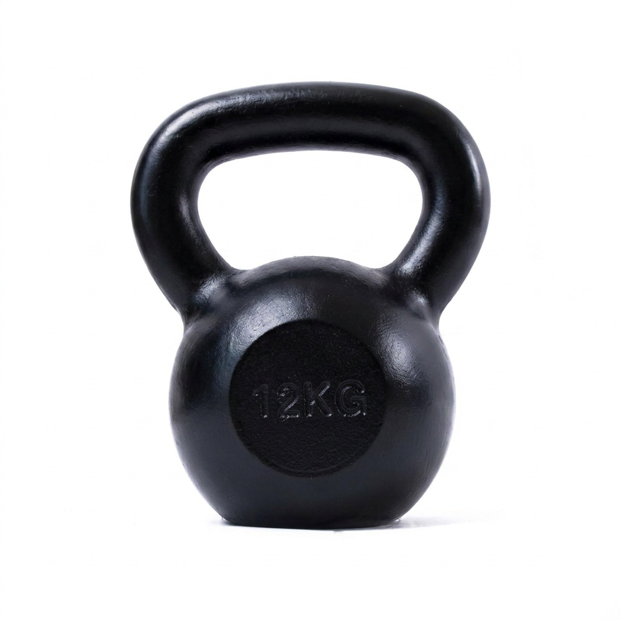 Bodyline Hantle kulowe z żeliwa, 12 kg, profesjonalne rosyjskie hantle do treningu funkcjonalnego, studia fitness i domowego fitnessu z ergonomicznym uchwytem
