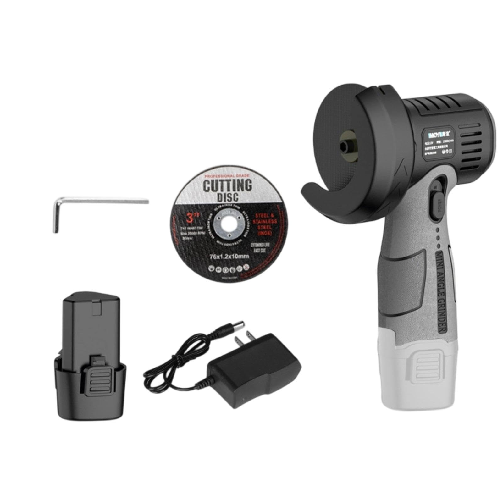 Cordless Mini Angle 12V Mini Angle Compact Tool for Amateur Craftspeople, Hobbyists, Home Repair, Garage, Workshop 1 Battery Us Plug-image-41