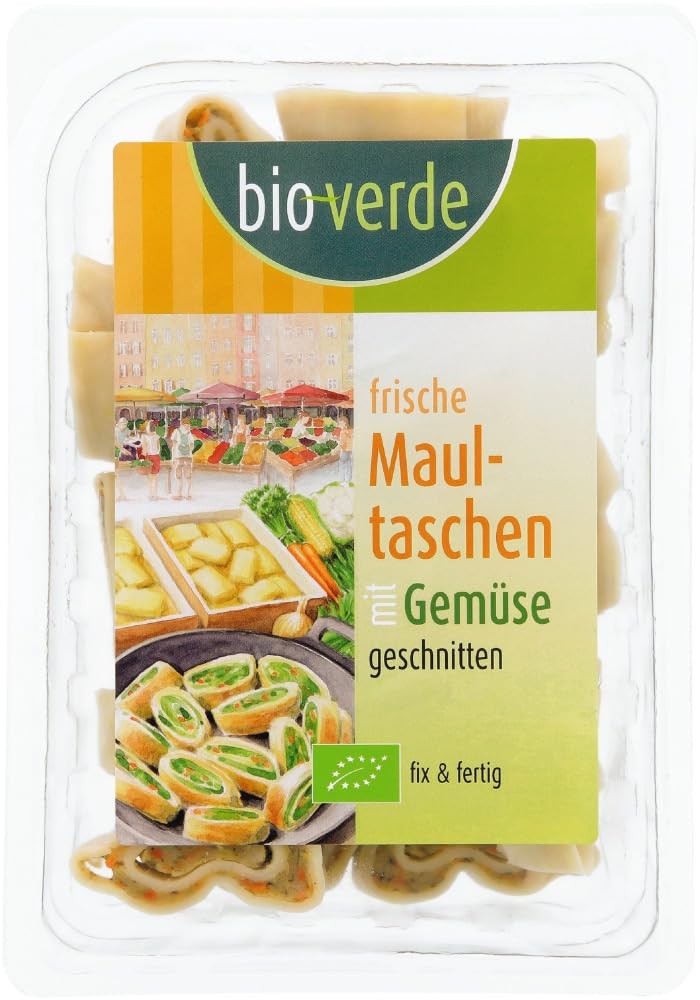 Bio Maultaschen geschnitten mit Gemüse-Füllung 18 x 250 g