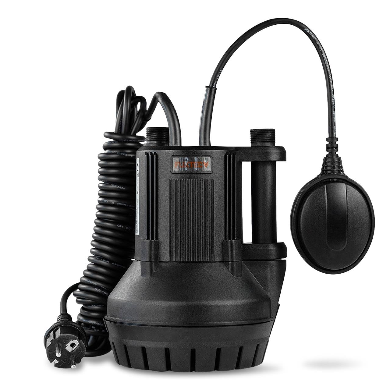 FUXTEC Regentonnenpumpe FX-RTP350 - Tauchpumpe für die Regentonne - Wasserpumpe mit 350W und 11m Förderhöhe