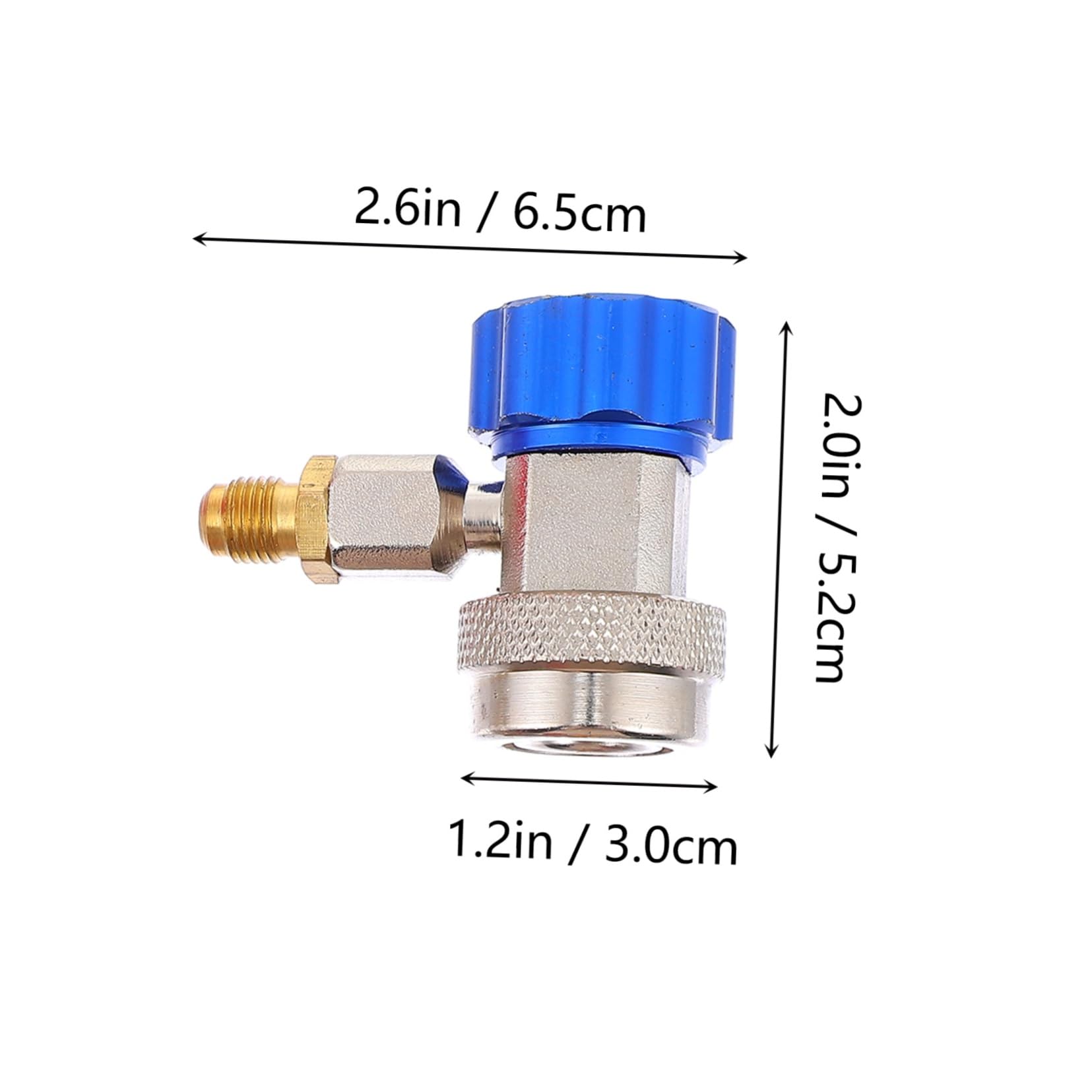 Zerodeko 1Satz Kfz Kühlmittel Nachfüllkit mit Selbstversiegelten Ventilen Niederdruck Schnellkupplern und Ventilkern Werkzeug Adapter für Fahrzeuge Langlebig und Einfach