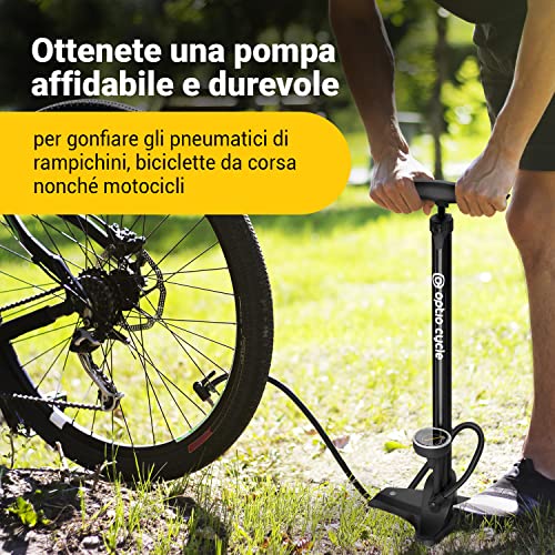 Pompa da Pavimento per Bici Optio Cycle Pompa per