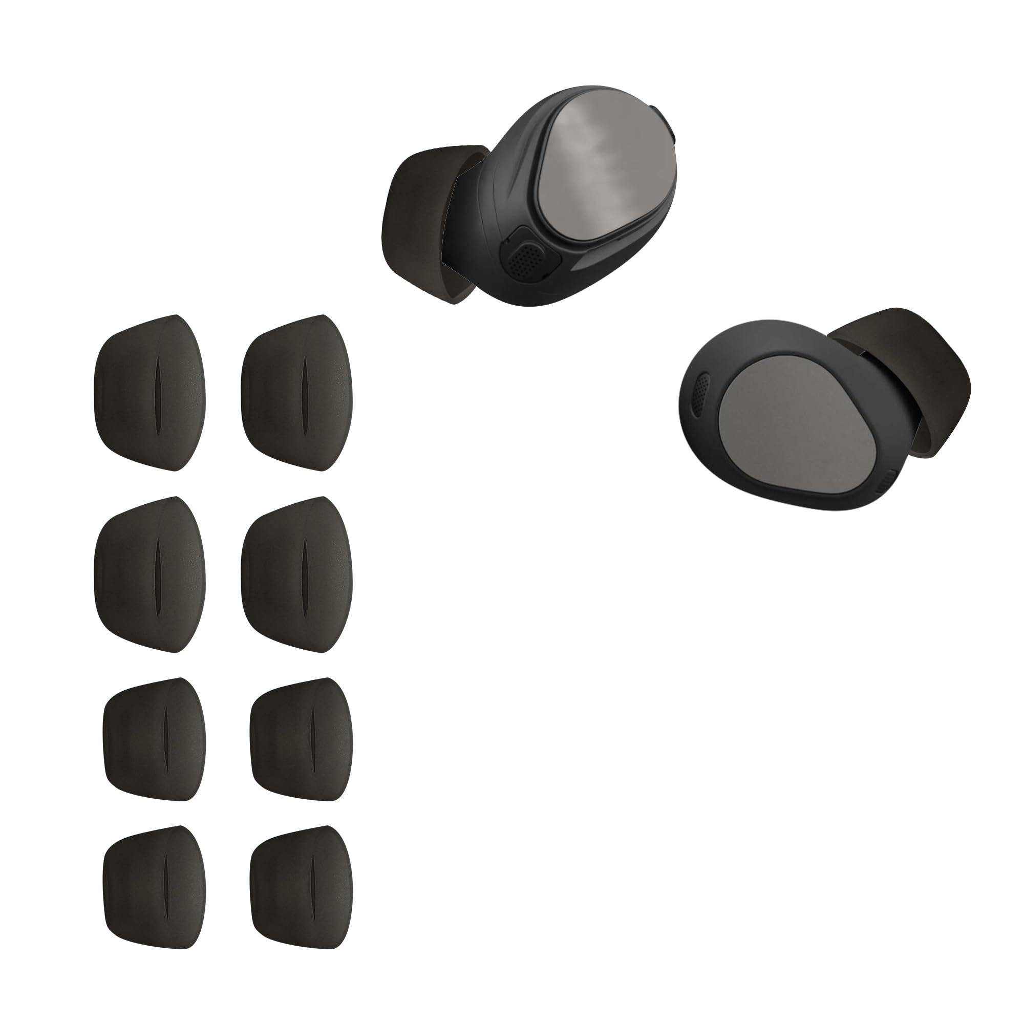 Amazon | kwmobile 8x イヤーチップ Jabra Elite 10 / E10対応