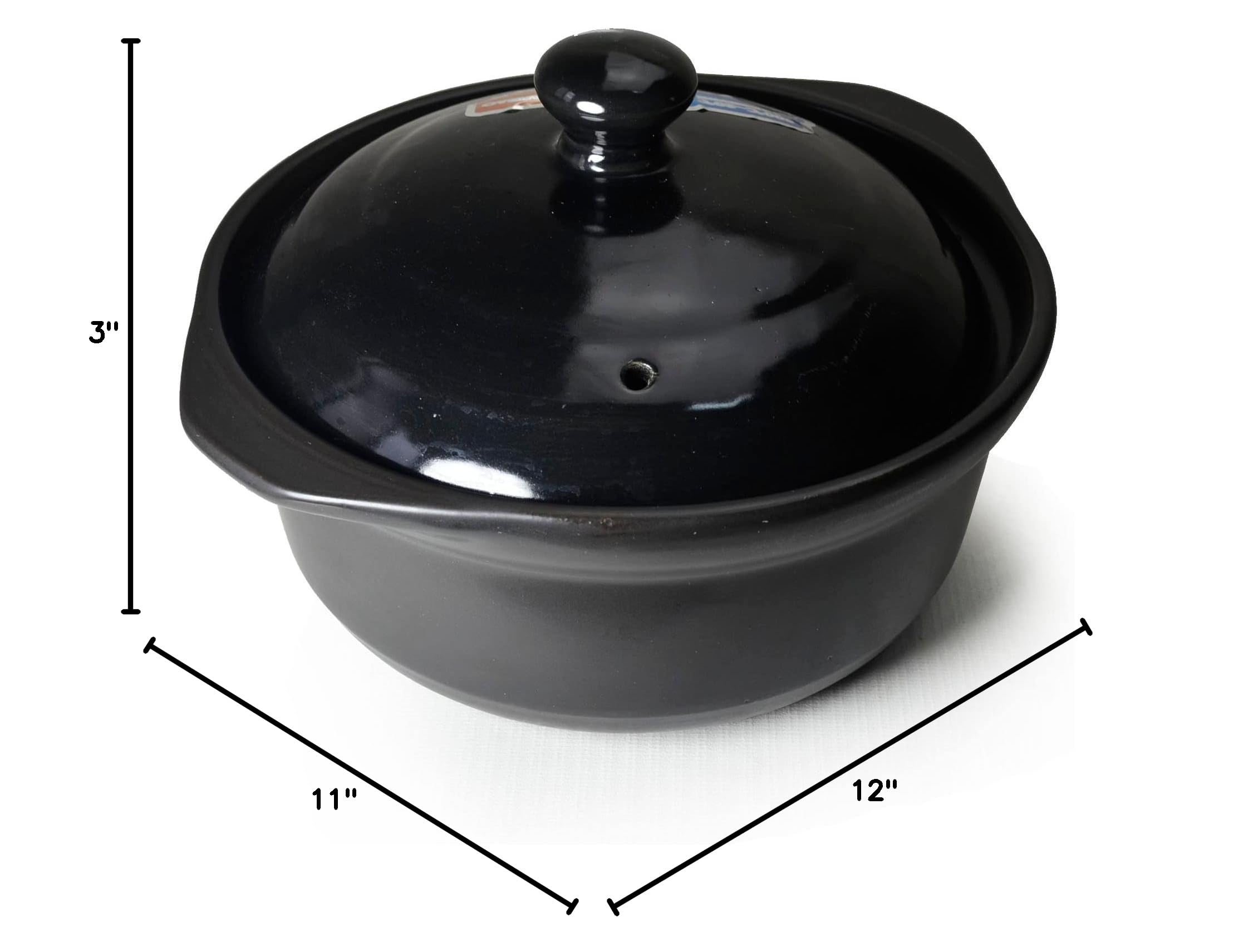 Premium Clay Casserole Pot - Dolsot Bibimbap & More -10